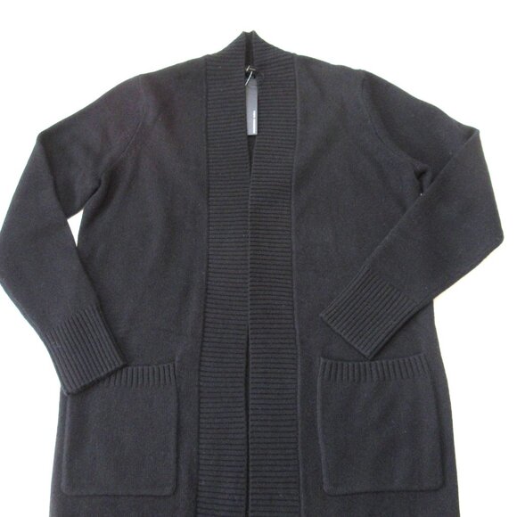 NWT Banana Republic Cashmere Long Cardigan Sweater in Black XS - Picture 6 of 7